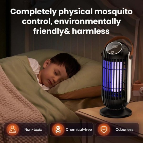 Mosquito Killer Lamp Electric Rechargeable Zapper ...