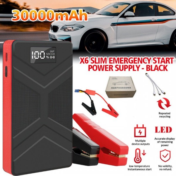 30000mAh Auto-Starthilfe 12V – Leistungsstarker ...