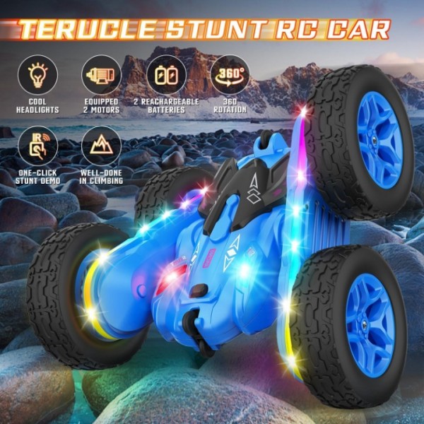 Neon Glow Stunt RC Car