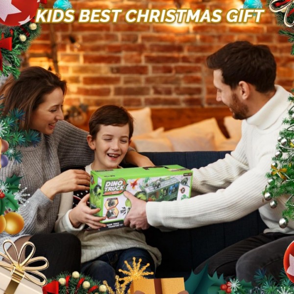 Dinosaur Toys Truck for Kids 3-5 Years