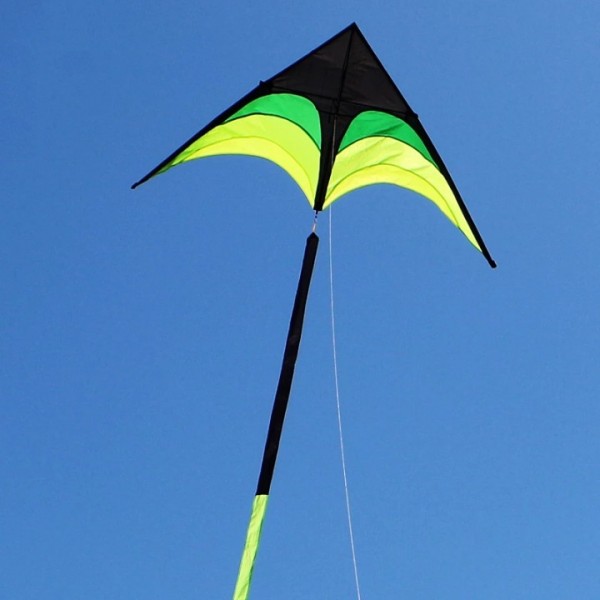 2m Large Delta Long Tail Flying Kite Kids Children...
