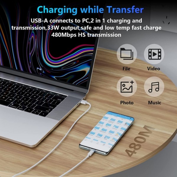 Xiaomi 33W Turbo USB-C Charger with 2m Cable
