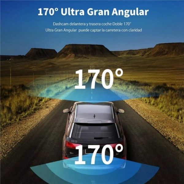 10-inch Dash Camera IPS Full Screen App Control