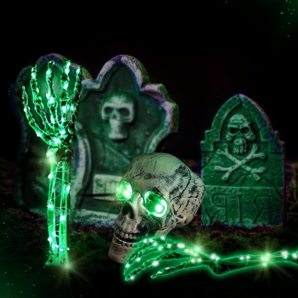 Halloween Skeleton Stakes Garden Decoration Creepy