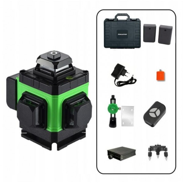 4D 16-Line High-Brightness Laser Level - Professional Floor-Projecting Model