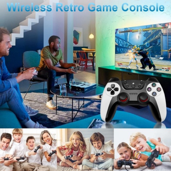 Wireless Retro Game Console with 30000 Games and HDMI Output