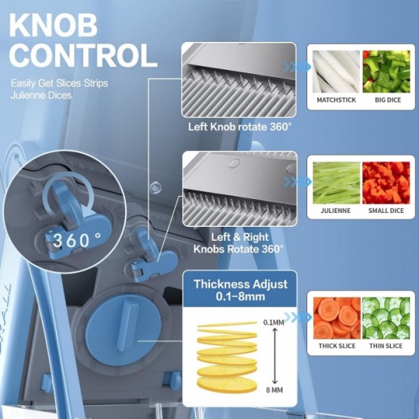 4-in-1 multifunctional slicer