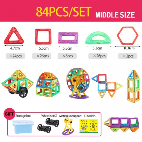 180stk Blocks Kinder Spielzeug Magnetic Building Magnetische Bausteine Blöcke DE