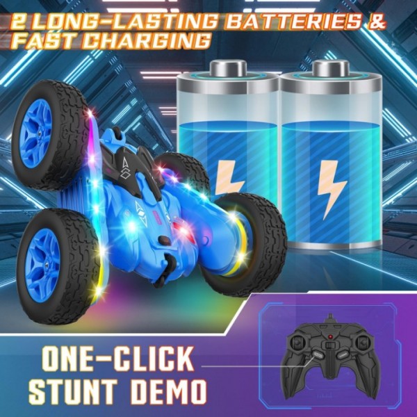 Neon Glow Stunt RC Car