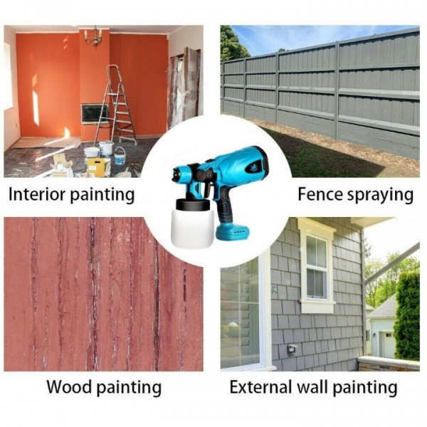 Cordless Paint Sprayer Gun 18V 