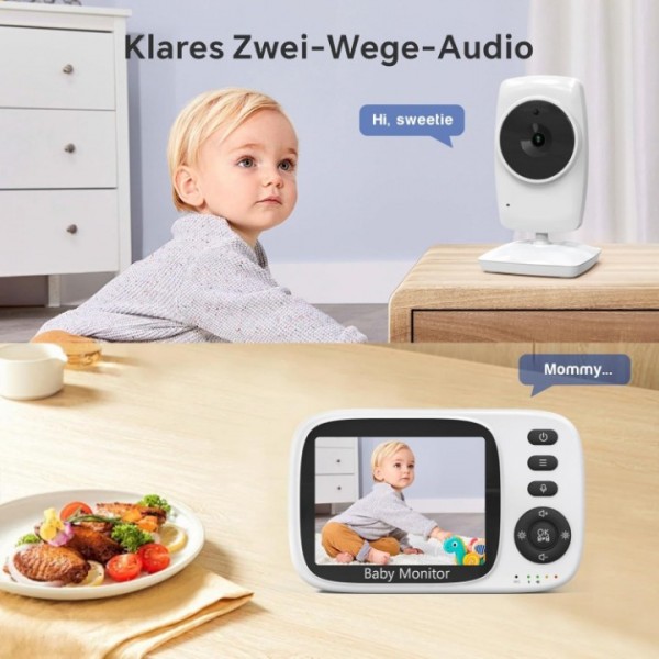 3.2 Inch Video Baby Monitor with Camera