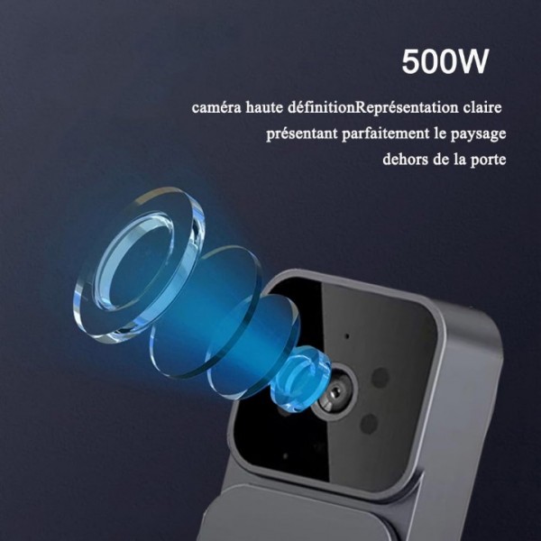 Wireless Video Doorbell with 4.3" IPS Screen & Night Vision