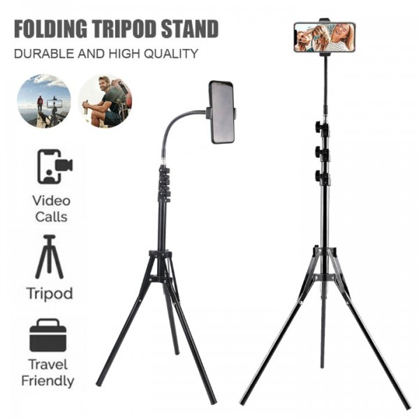 170CM Telescopic Tripod Stand For Digital Camera Camcorder Phone Holder UK Stock