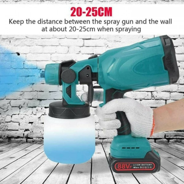 Cordless Paint Sprayer Gun 18V 