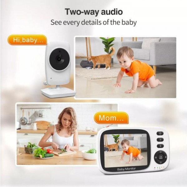 3.2 Inch Video Baby Monitor with Camera