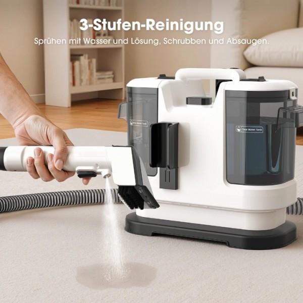 450W Wet Dry Vacuum Cleaner with Dual Water Tanks