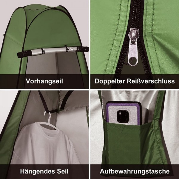 Portable Pop Up Privacy Tent for Camping