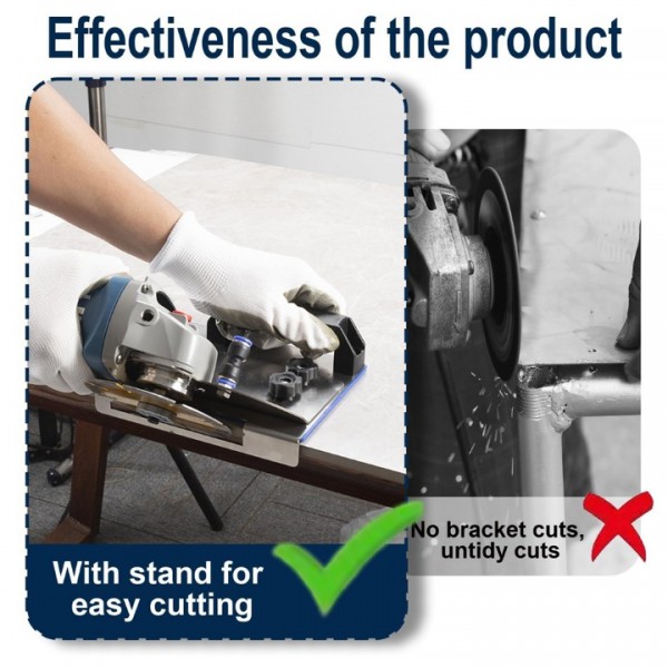 Universal Metal Tile Cutting Bracket for Angle Grinder