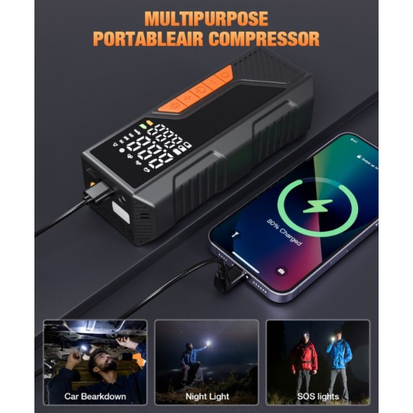 Tire Inflator Portable Air Compressor