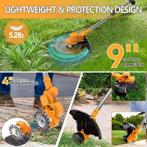 4 in 1 Electric Cordless Weed  Mover