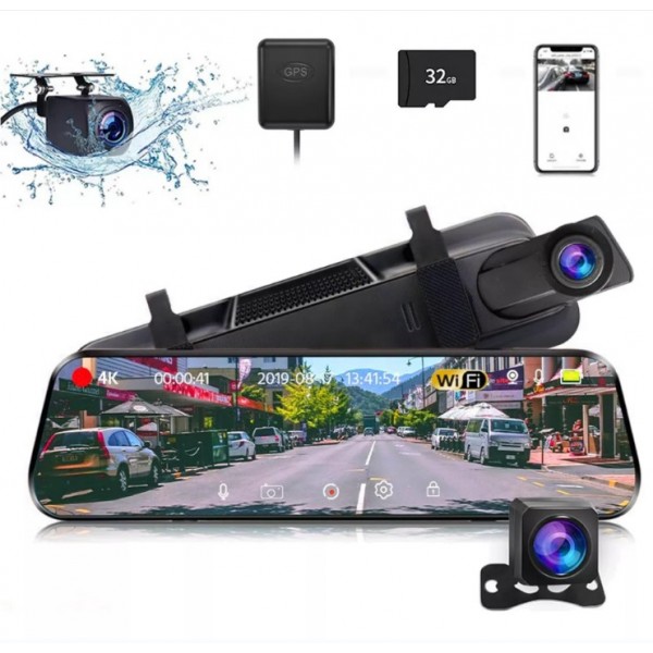10-inch Dash Camera IPS Full Screen App Control