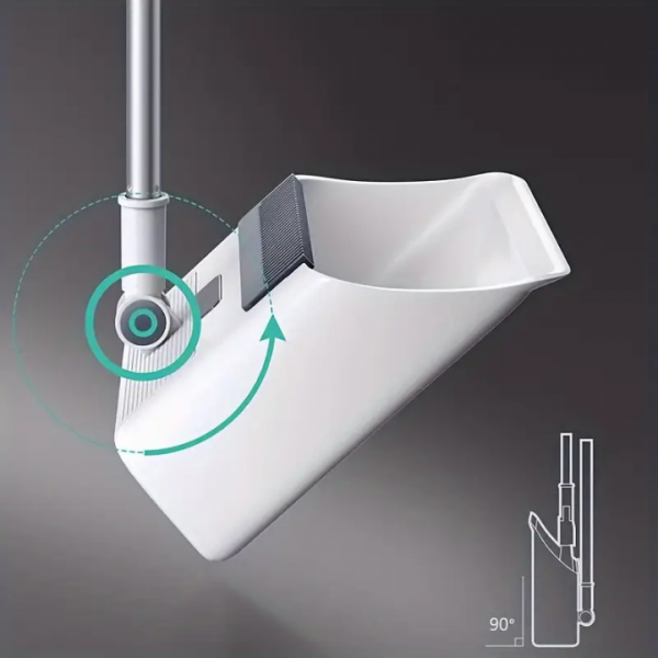 180 Degree Rotating Broom and Dustpan Set for Deep Cleaning