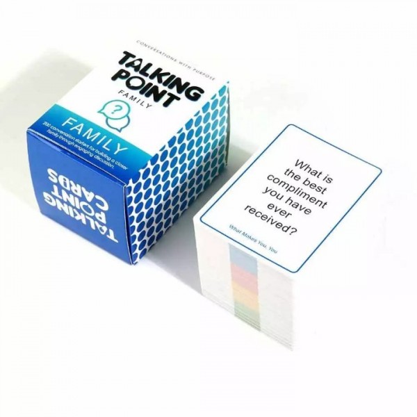 Talking Point Game 200 Family Couples Conversation Starters With Purpose Card UK