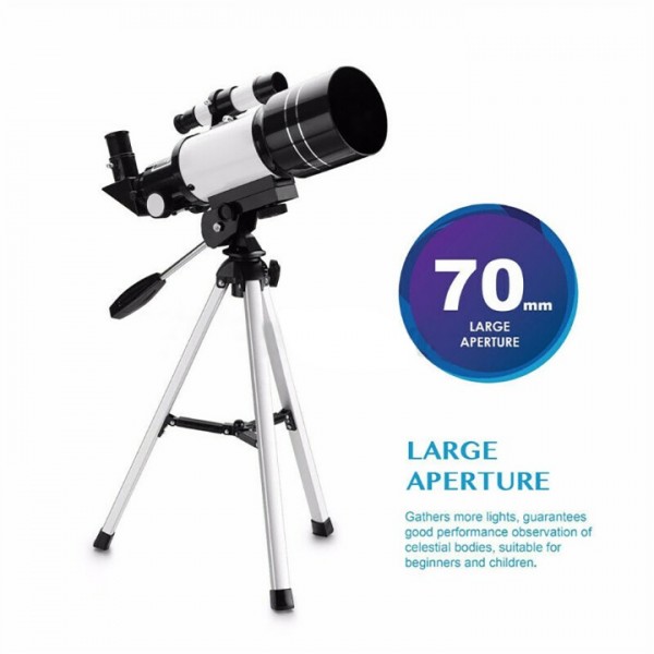 Astronomical Telescope for Kids with Adjustable Tripod