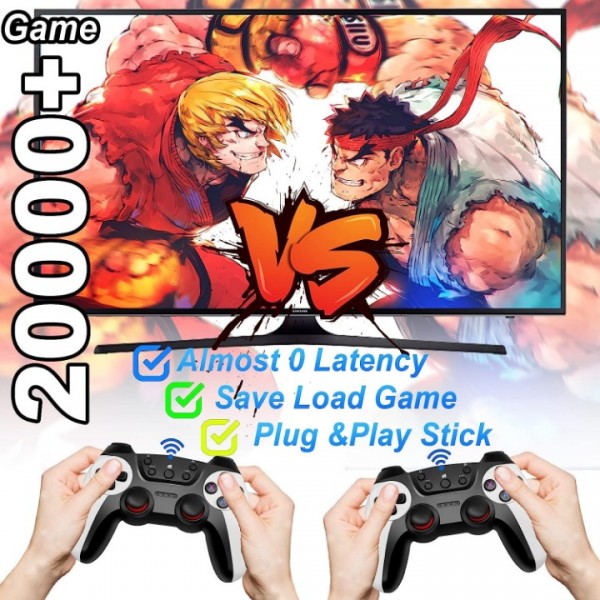 Wireless Retro Game Console with 30000 Games and HDMI Output