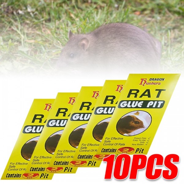 10PCS Extra Strong Glue Trap Pads Pest Glue Trap