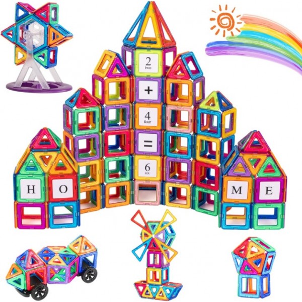 180stk Blocks Kinder Spielzeug Magnetic Building M...