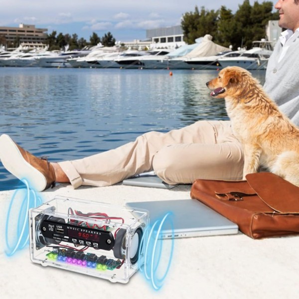 Electronic Soldering Kit Radio FM Bluetooth Speaker