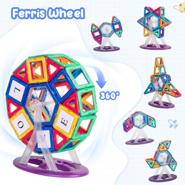 180stk Blocks Kinder Spielzeug Magnetic Building Magnetische Bausteine Blöcke DE