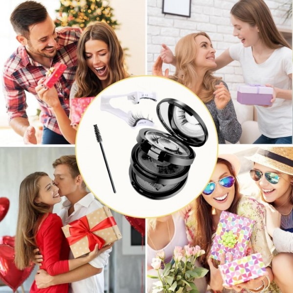 8 Pairs Magnetic Eyelashes No Glue Needed