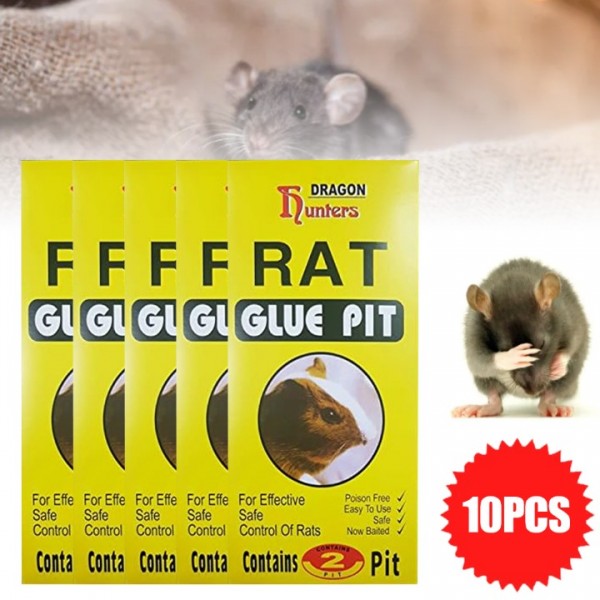 10PCS Extra Strong Glue Trap Pads Pest Glue Trap