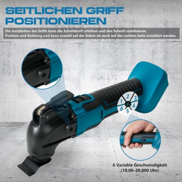 300W Multifunction Electric Tool with 22 Accessories for Wood Metal and Plastic