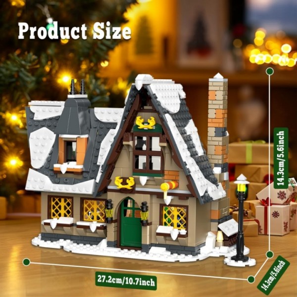 766-Piece Christmas House Building Set