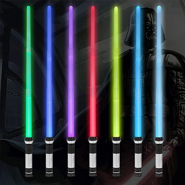 2pack Star-wars LED Lightsaber Saber Swords Flashing Light Toys with Sound Kids