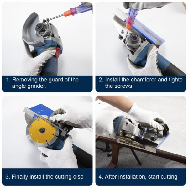 Universal Metal Tile Cutting Bracket for Angle Grinder