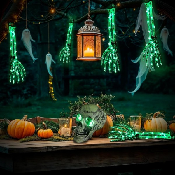 Halloween Skeleton Stakes Garden Decoration Creepy