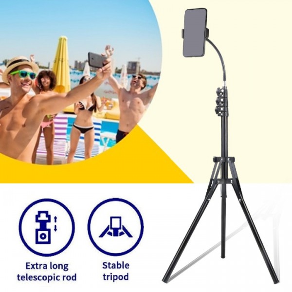 170CM Telescopic Tripod Stand For Digital Camera Camcorder Phone Holder UK Stock