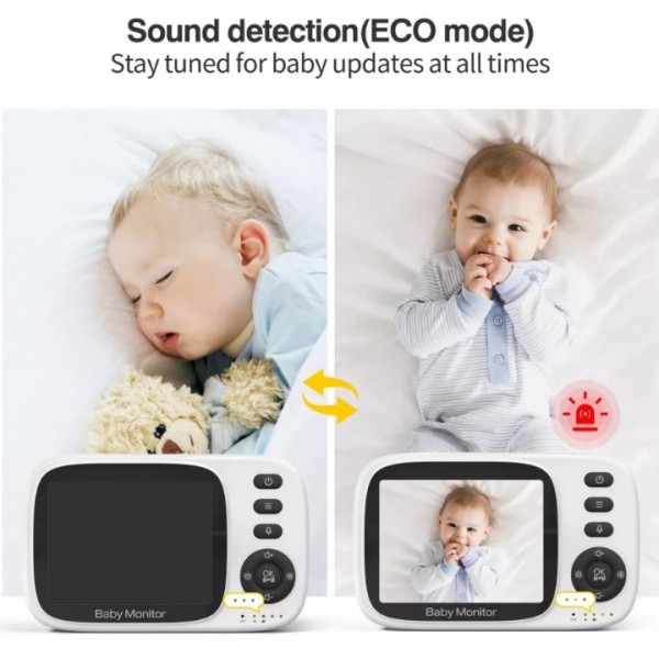 3.2 Inch Video Baby Monitor with Camera