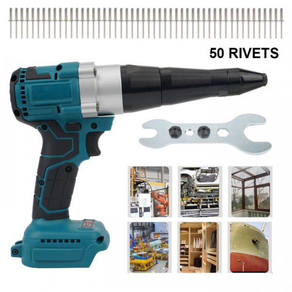 Upgraded Brushess Cordless Rivet Gun Automatic
