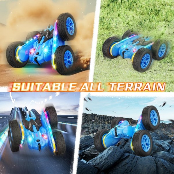 Neon Glow Stunt RC Car