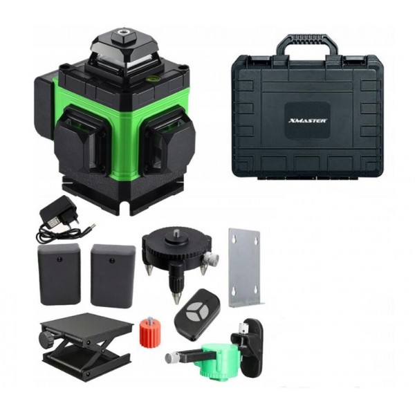 4D 16-Line High-Brightness Laser Level - Professional Floor-Projecting Model