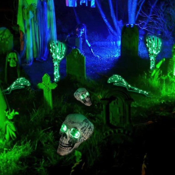 Halloween Skeleton Stakes Garden Decoration Creepy