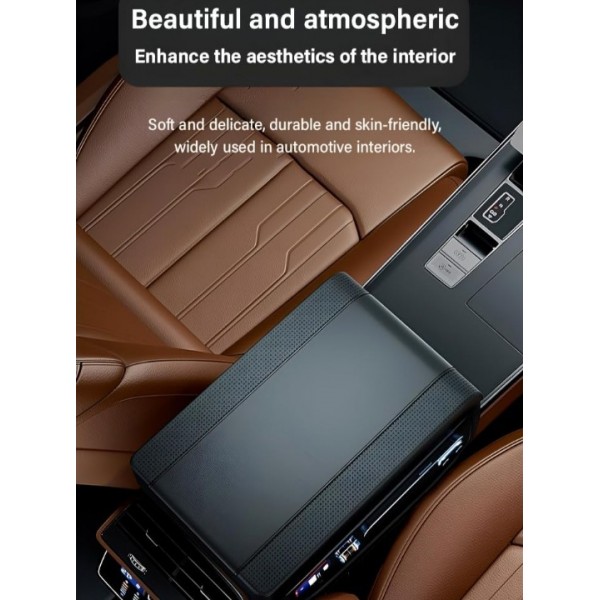 Memory Foam Car Armrest Pad Universal Cushion Support Black