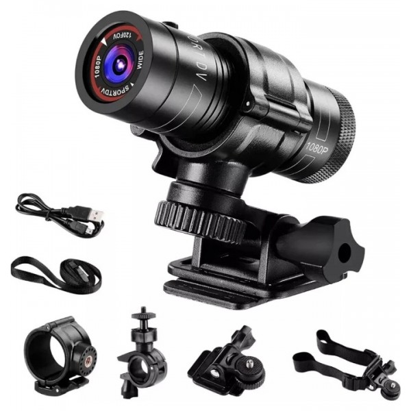 HD Wireless Helmet HandleBar Camera