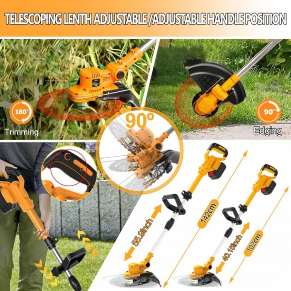 4 in 1 Electric Cordless Weed  Mover