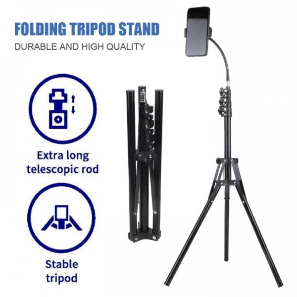 170CM Telescopic Tripod Stand For Digital Camera Camcorder Phone Holder UK Stock